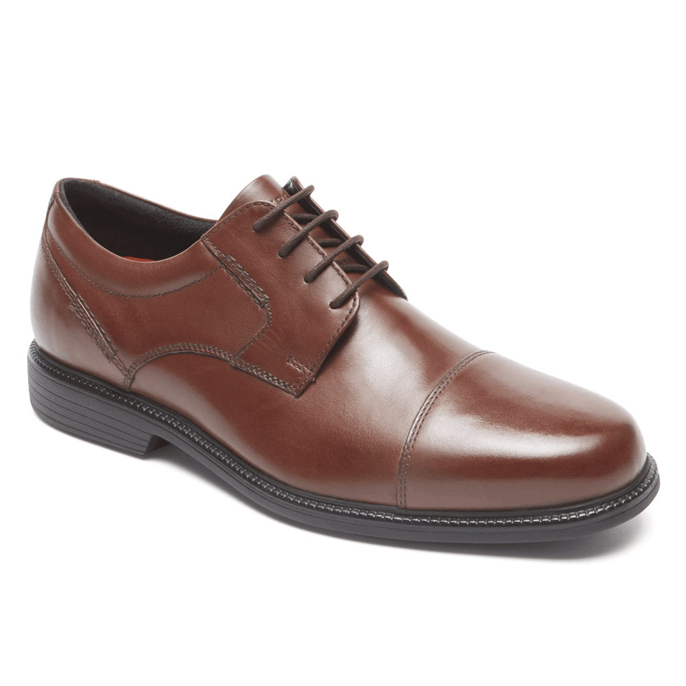 Oxfords Rockport Homem Marrom - Charles Road Cap Toe - 54780CKLM